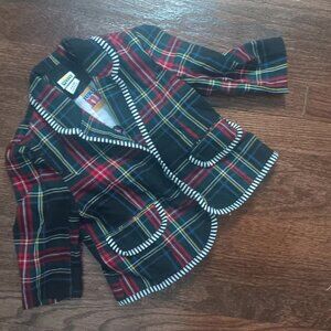 Unisex Plaid Blazer Size Children's Small 5/6